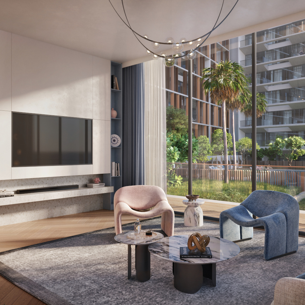 Ember at ParkFive — interior architectural rendering