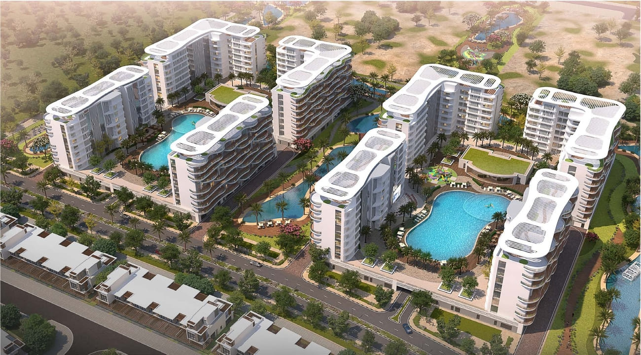 DAMAC Lagoons Views Phase 2 — architectural rendering